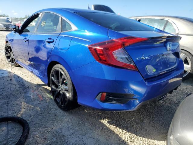 2HGFC2F86MH511791 - 2021 HONDA CIVIC SPOR 蓝色 照片 3