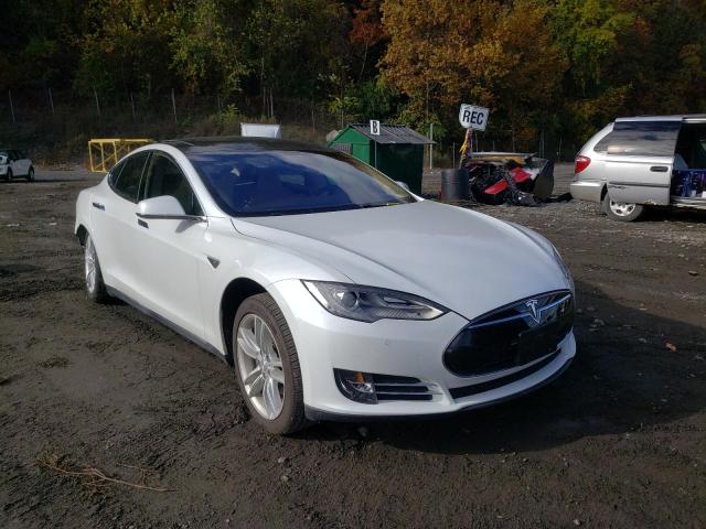 5YJSA1H16EFP37978 - 2014 TESLA MODEL S WHITE photo 1