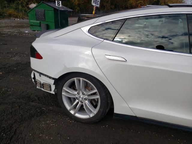5YJSA1H16EFP37978 - 2014 TESLA MODEL S Սպիտակ լուսանկար 9