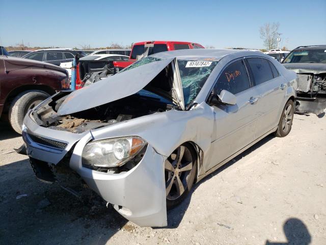 1G1ZC5E07CF117847 - 2012 CHEVROLET MALIBU 1LT 银色 照片 2