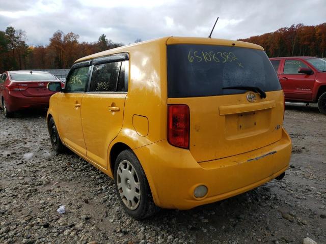 JTLKE50E081033044 - 2010 TOYOTA SCION XB 黄色 照片 3
