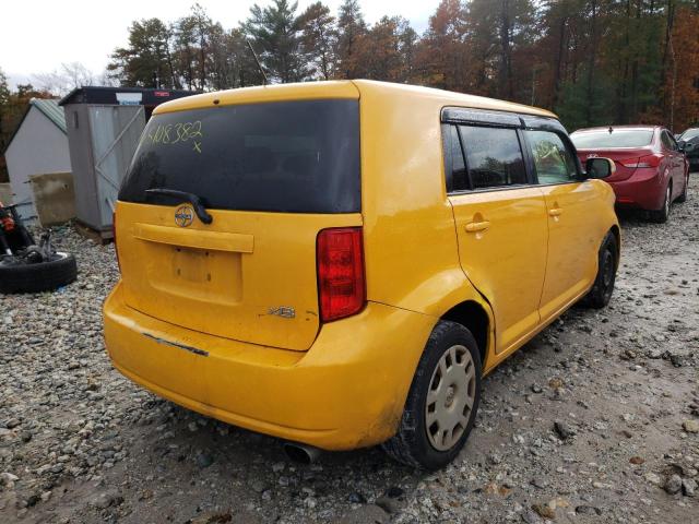 JTLKE50E081033044 - 2010 TOYOTA SCION XB 黄色 照片 4
