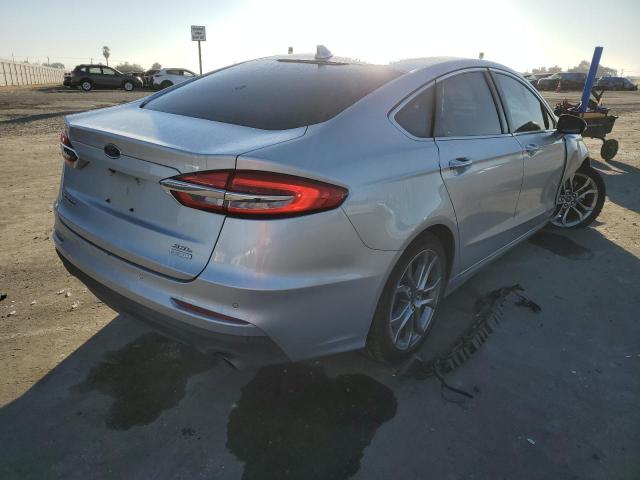 3FA6P0CD2KR118337 - 2019 FORD FUSION SEL SILVER photo 4