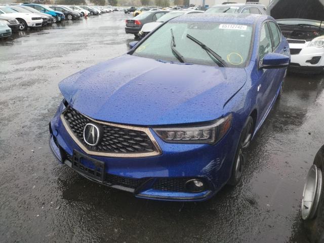 19UUB2F65JA005226 - 2018 ACURA TLX TECH+A Синий фото 2