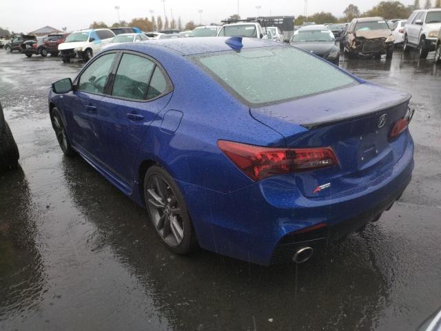 19UUB2F65JA005226 - 2018 ACURA TLX TECH+A Синий фото 3