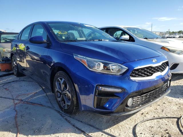 3KPF24AD7KE122166 - 2019 KIA FORTE FE BLUE photo 1