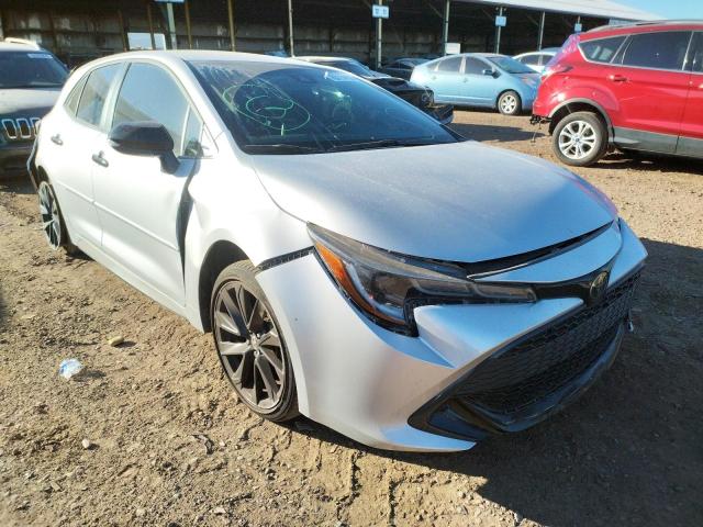 JTND4MBE9M3136567 - 2021 TOYOTA COROLLA SE SILVER photo 1