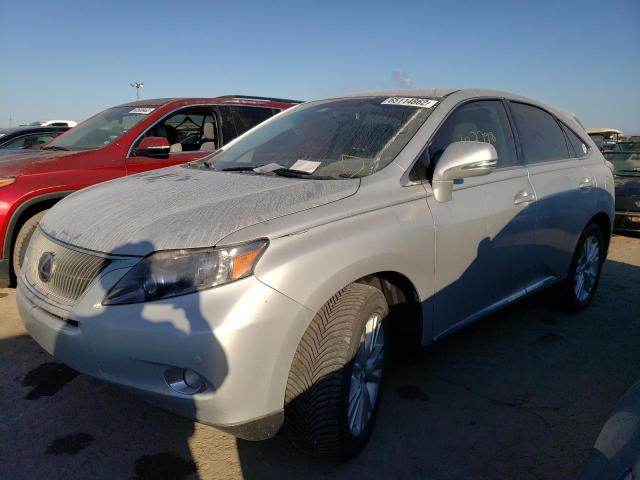 JTJZB1BA7A2000500 - 2010 LEXUS RX 450 SILVER photo 2