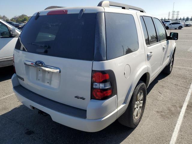 1FMEU73E88UA54303 - 2008 FORD EXPLORER X WHITE photo 4