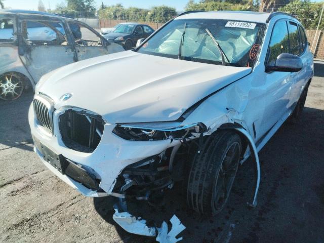 5UXTY9C00L9B55171 - 2020 BMW X3 XDRIVEM WHITE photo 2