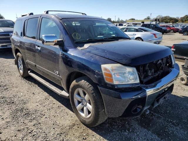 5N1AA08C27N701972 - 2007 NISSAN ARMADA SE BLUE photo 1