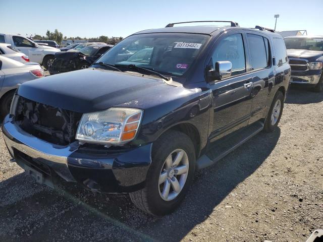 5N1AA08C27N701972 - 2007 NISSAN ARMADA SE BLUE photo 2