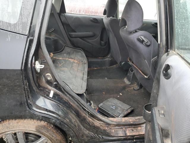 JHMGD38647S012422 - 2007 HONDA FIT S 黑色 照片 6