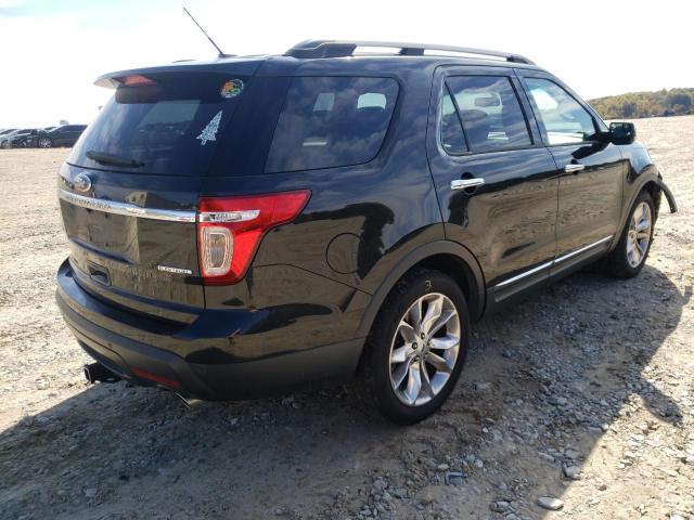 1FM5K7D88DGB24406 - 2013 FORD EXPLORER X BLACK photo 4