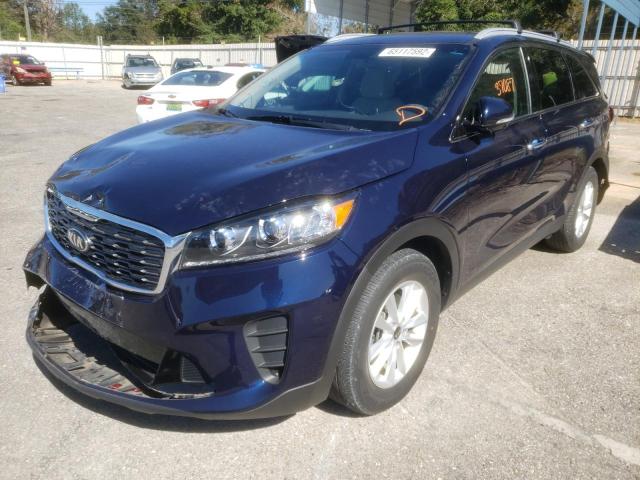 5XYPG4A31LG670097 - 2020 KIA SORENTO L BLUE photo 2