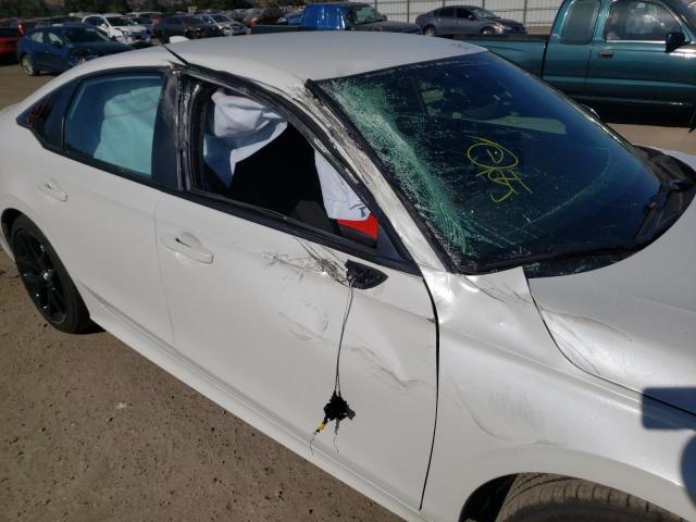 2HGFE2F55NH551376 - 2022 HONDA CIVIC SPOR 白色 照片 9