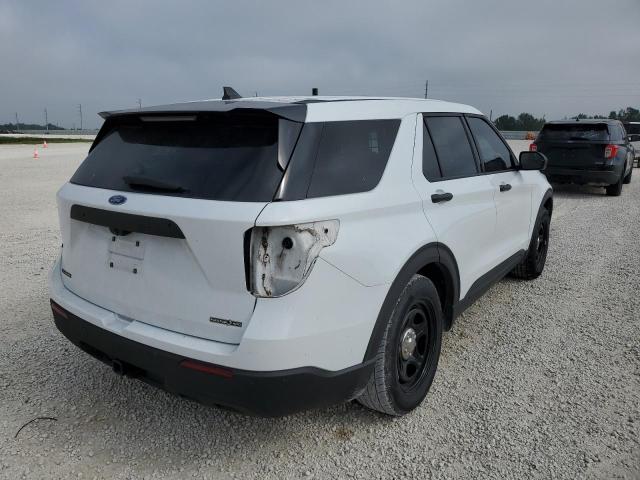 1FM5K8AB9MGA64321 - 2021 FORD EXPLORER P WHITE photo 3