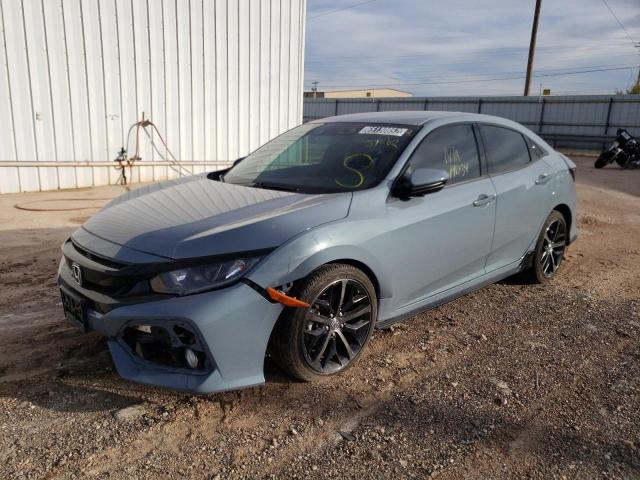 SHHFK7H48MU223719 - 2021 HONDA CIVIC SPOR GRAY photo 1