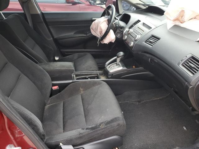 2HGFA16629H505251 - 2009 HONDA CIVIC LX-S برغندي صورة 5