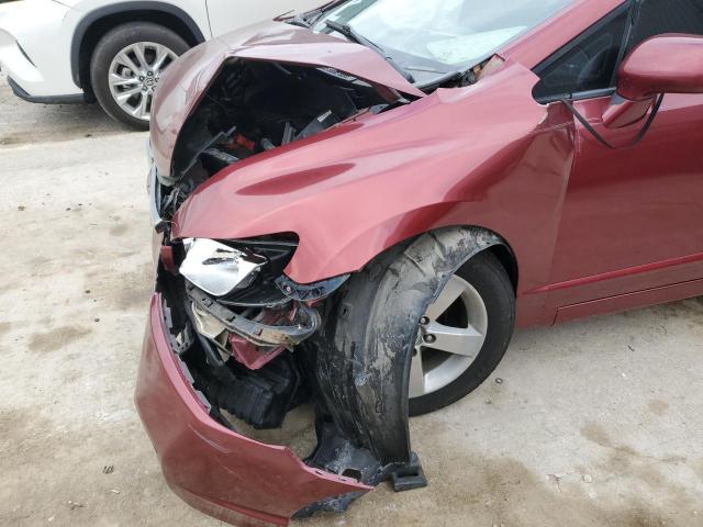 2HGFA16629H505251 - 2009 HONDA CIVIC LX-S برغندي صورة 9