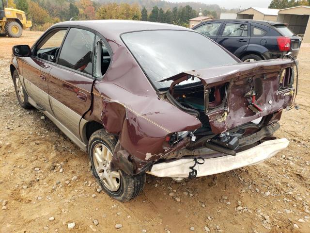 4S3BE6860Y7200692 - 2000 SUBARU LEGACY OUT BURGUNDY photo 3