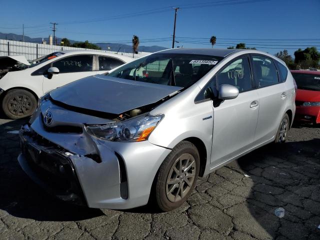 JTDZN3EU8FJ032168 - 2015 TOYOTA PRIUS V SILVER photo 2