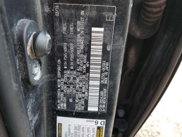 JTJBM7FX4G5139746 - 2016 LEXUS GX 460 BLACK photo 14