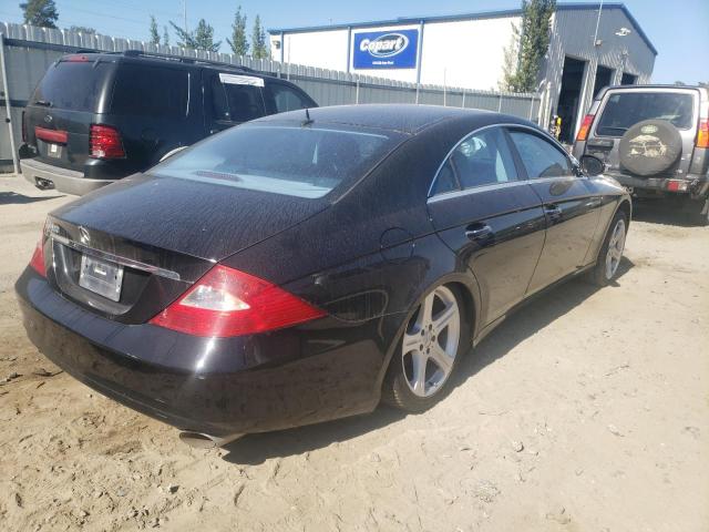 WDDDJ75XX6A017491 - 2006 MERCEDES-BENZ CLS 500C BLACK photo 4