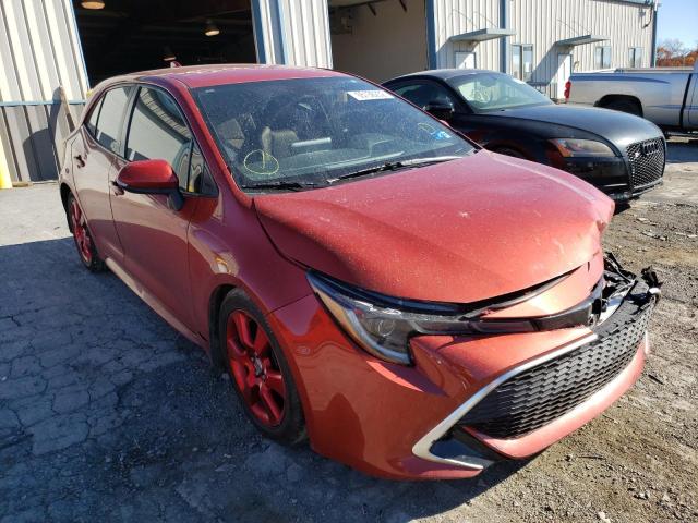 JTNK4RBE1K3029207 - 2019 TOYOTA COROLLA SE ORANGE photo 1