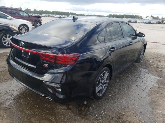 3KPF34ADXKE039876 - 2019 KIA FORTE GT L BLACK photo 4