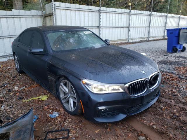 WBA7F2C5XGG****** - 2016 BMW 750 XI BLUE photo 1