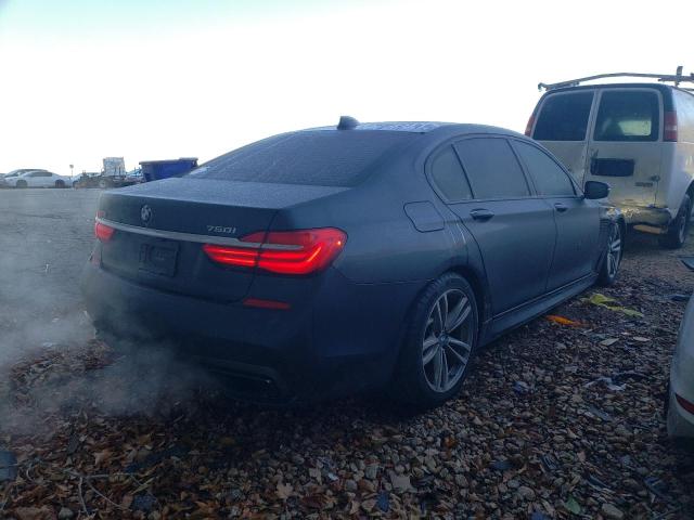 WBA7F2C5XGG****** - 2016 BMW 750 XI BLUE photo 4