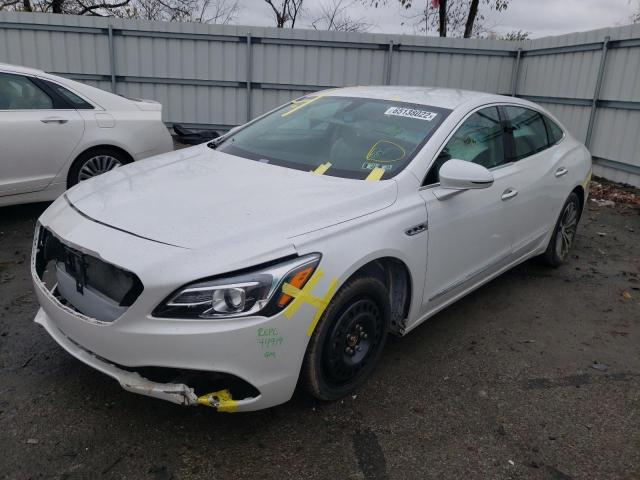 1G4ZP5SS8HU130722 - 2017 BUICK LACROSSE E WHITE photo 2