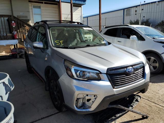 JF2SKAJC0KH448665 - 2019 SUBARU FORESTER S SILVER photo 1
