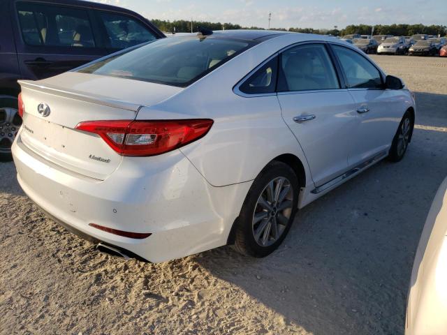 5NPE34AF1GH351584 - 2016 HYUNDAI SONATA SPO WHITE photo 4