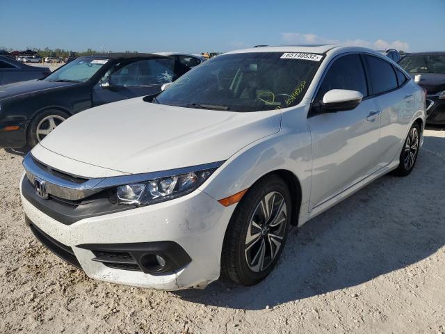 JHMFC1F74JX030458 - 2018 HONDA CIVIC EXL 白色 照片 2