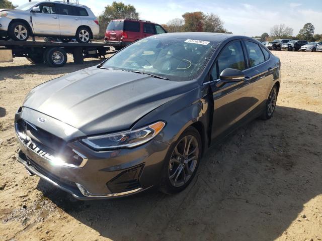 3FA6P0CD5LR178663 - 2020 FORD FUSION SEL BLACK photo 2