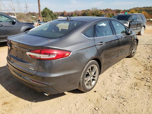 3FA6P0CD5LR178663 - 2020 FORD FUSION SEL BLACK photo 4