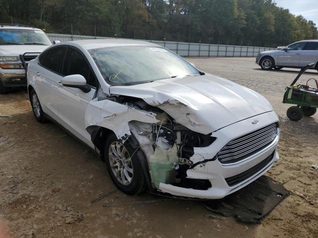 3FA6P0G79FR109368 - 2015 FORD FUSION S WHITE photo 1