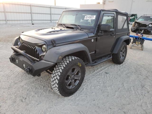 1C4AJWAG4DL648316 - 2013 JEEP WRANGLER S BLACK photo 2