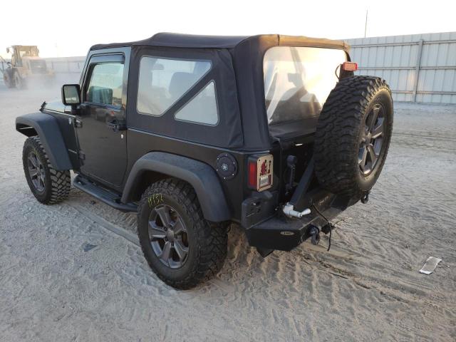 1C4AJWAG4DL648316 - 2013 JEEP WRANGLER S BLACK photo 3