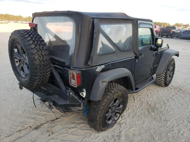 1C4AJWAG4DL648316 - 2013 JEEP WRANGLER S BLACK photo 4