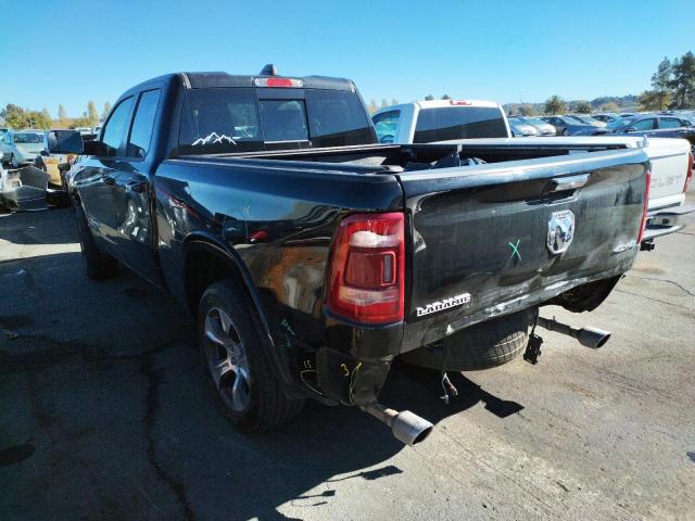 1C6SRFDT1KN814354 - 2019 RAM 1500 LARAM BLACK photo 3