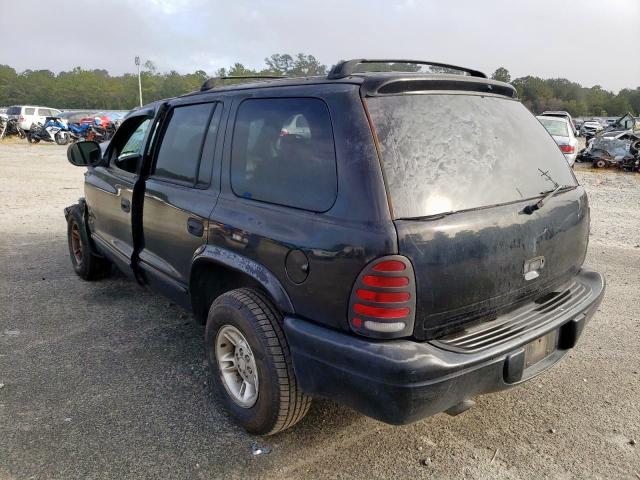 1B4HR28Z5XF644993 - 1999 DODGE DURANGO BLACK photo 3