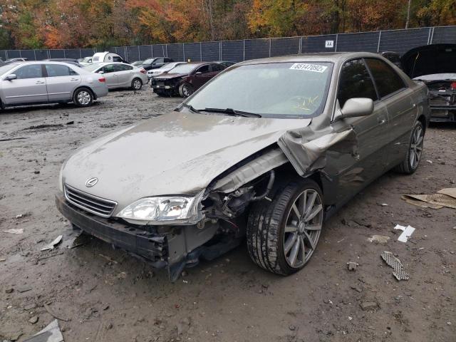 JT8BF28G7Y5099966 - 2000 LEXUS ES 300 BEIGE photo 2