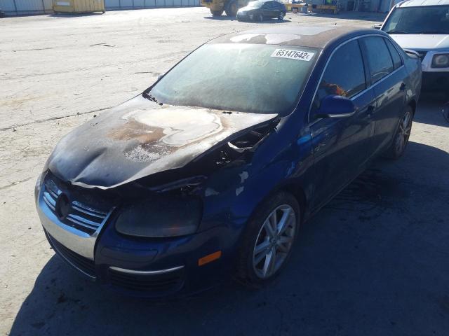 3VWST71K76M701470 - 2006 VOLKSWAGEN JETTA TDI BLUE photo 2