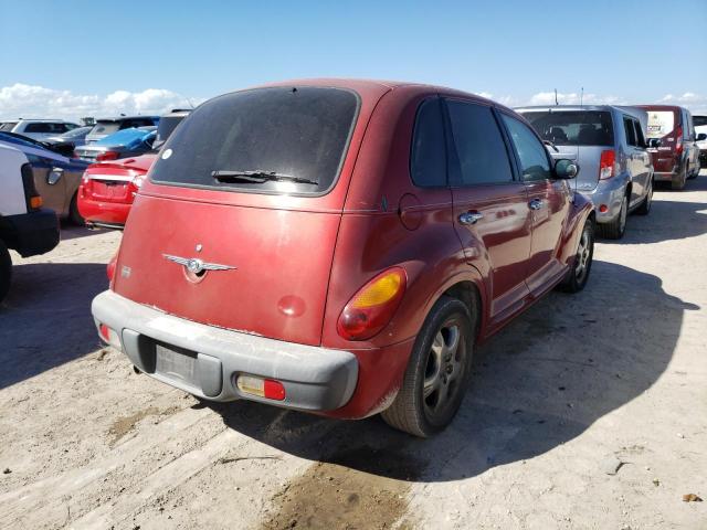 3C8FY4BB61T683527 - 2001 CHRYSLER PT CRUISER BURGUNDY photo 4