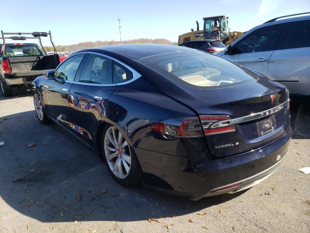 5YJSA1H15EFP51421 - 2014 TESLA MODEL S Mavi foto 3