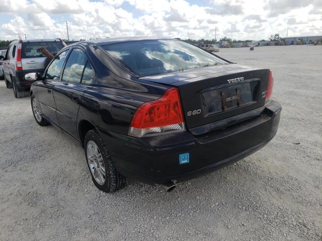 YV1RH592172634234 - 2007 VOLVO S60 2.5T BLACK photo 3