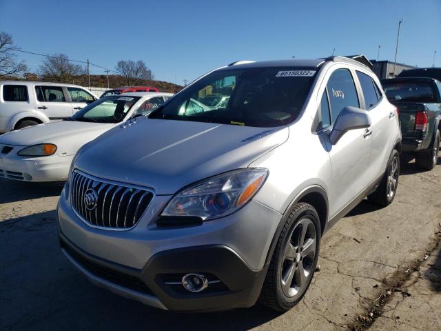 KL4CJBSBXDB162579 - 2013 BUICK ENCORE CON SILVER photo 2